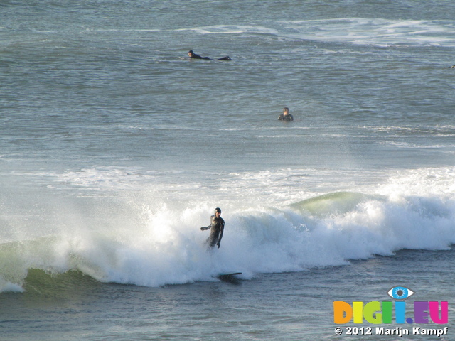 SX21455 Surfers at Manobier bay